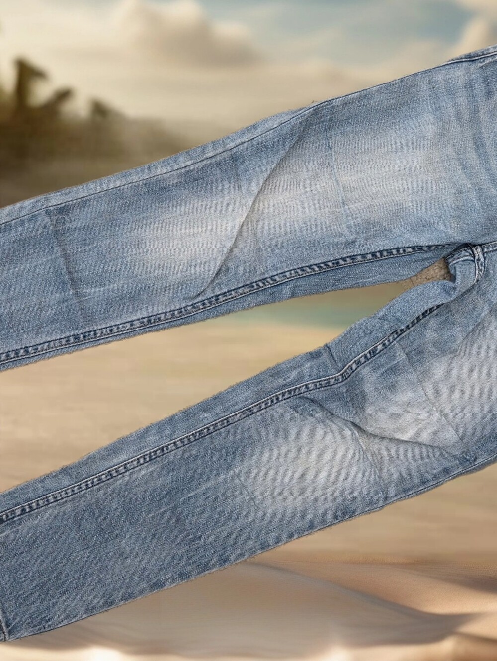 Lee Light Wash Classic Straight Leg Jeans women 24